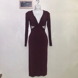 Areden B. Burgundy Dress